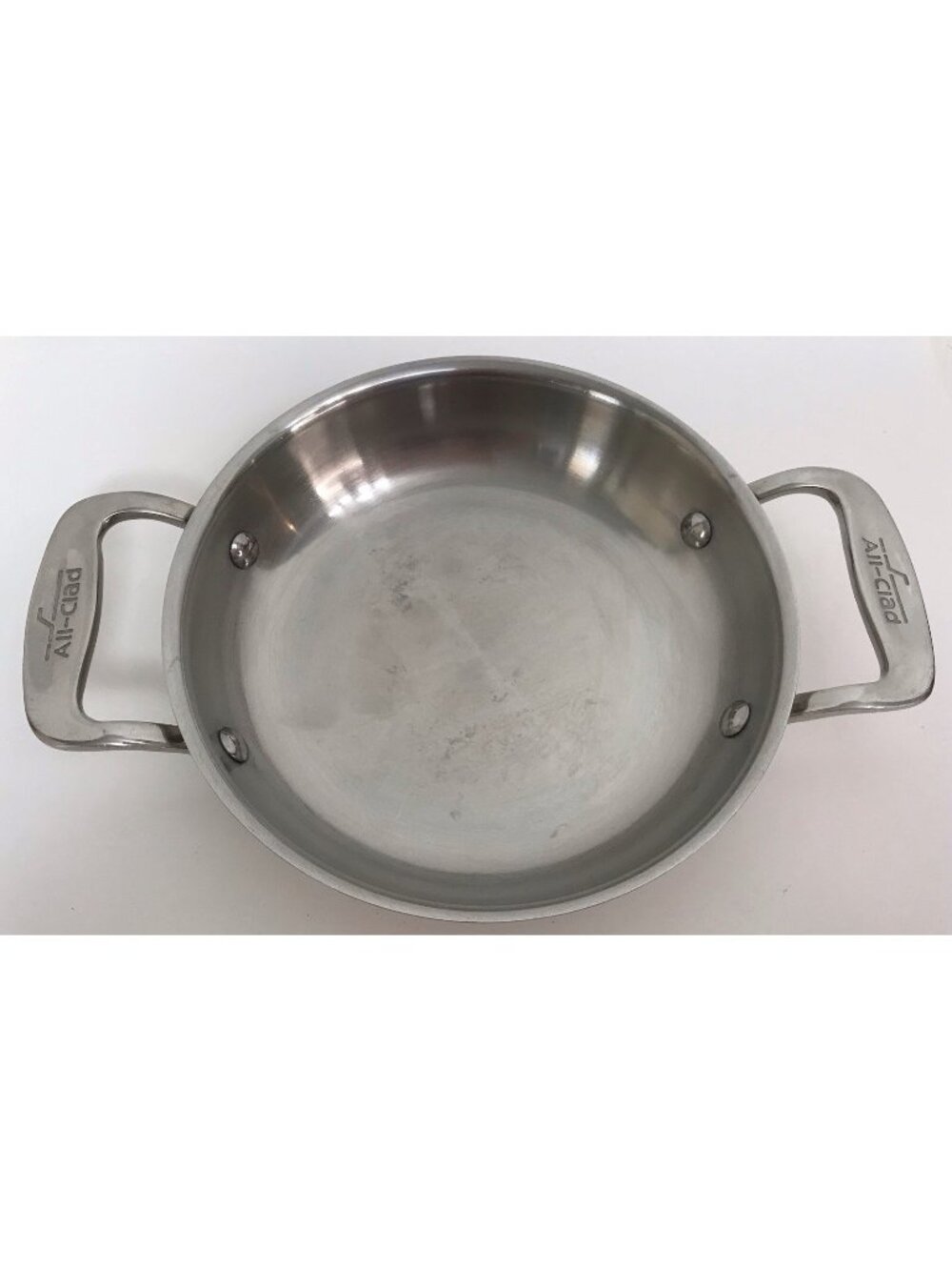 All-Clad Stainless Steel 6” Mini Pan with Handles Durable Frying Skillet